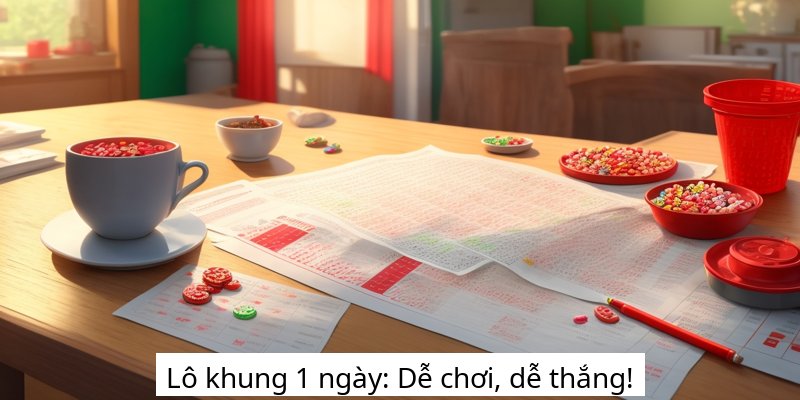 Lô khung 1 ngày: Dễ chơi, dễ thắng!